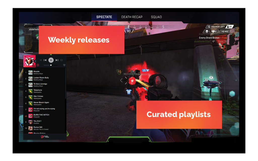 Music app in Overwolf
