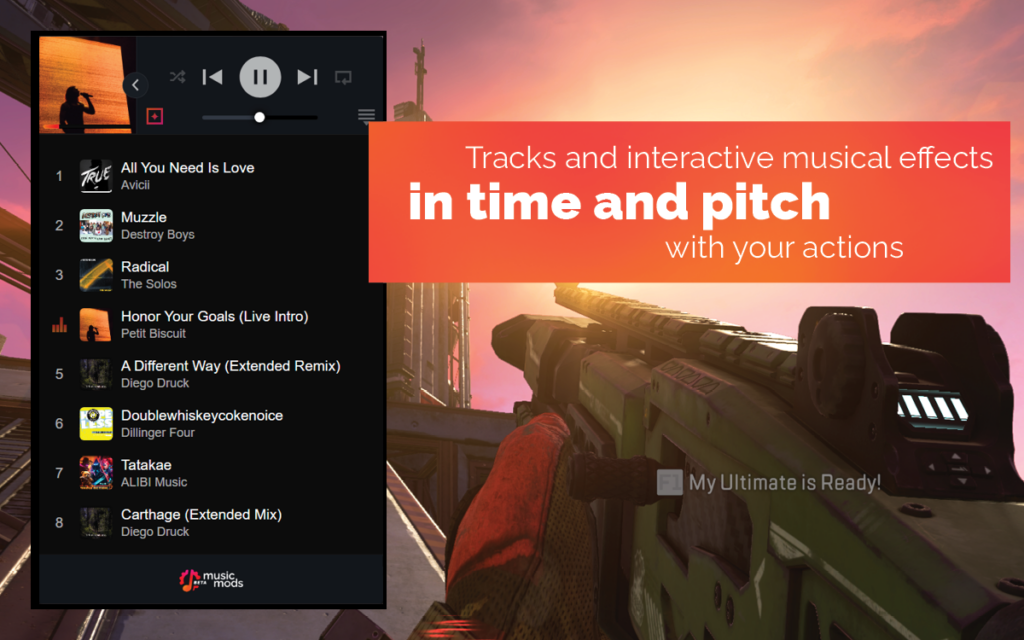 Music app in Overwolf